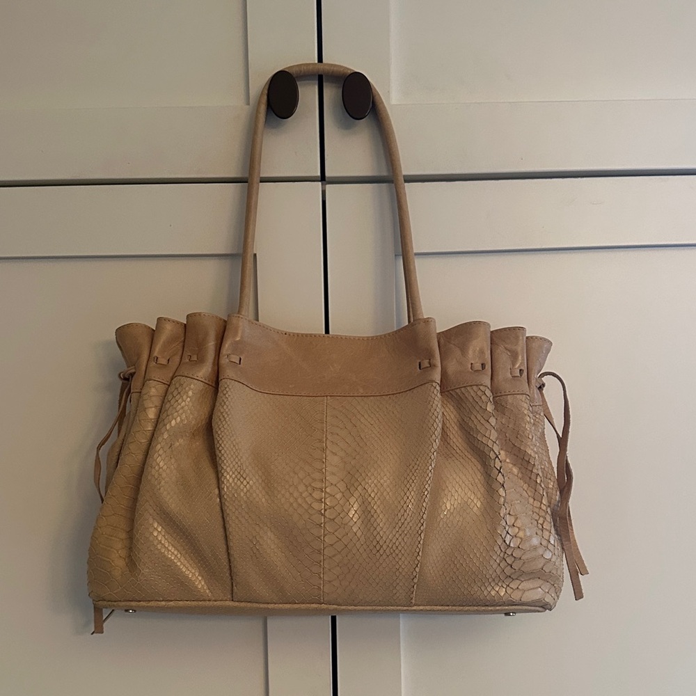 ROBERTA GANDOLFI LIZARD LEATHER BAG -MADE IN ITALY